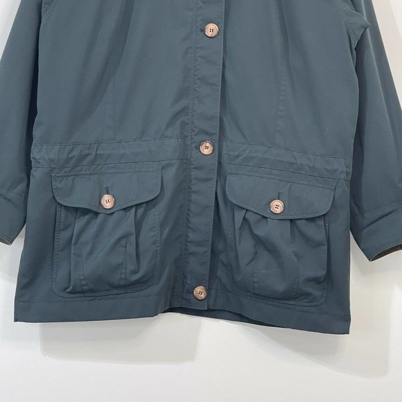Vintage Patagonia Lined Drawstring Anorak Jacket Size S Green Spring 1993 - Picture 4 of 11